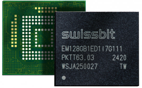 Swissbit、組込みシステム向けにe.MMC-5.1規格準拠のインターフェースを搭載したBGAパッケージのNANDフラッシュストレージ製品「EM-30」を発表